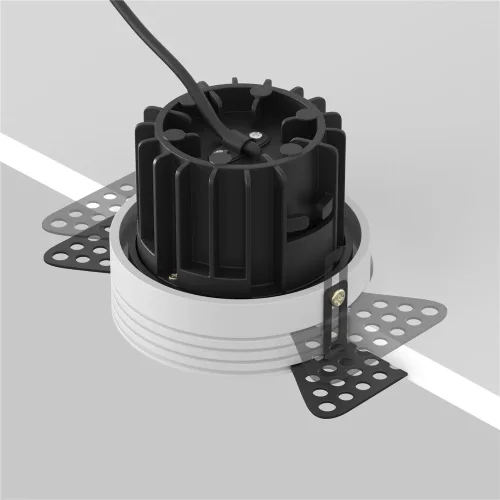 Встраиваемый светильник Раунд / Round 12 Вт 4000 К 50° (Черный) DL058-12W4K-TRS-B - фото 8