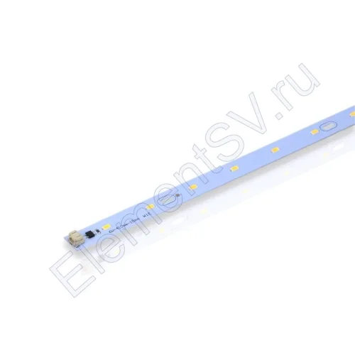 Светодиодная линейка 2835, 12 led, 220V, 6W, 410mm, D184, day white - фото.