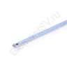 Светодиодная линейка 2835, 12 led, 220V, 6W, 410mm, D184, day white - фото.