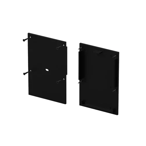 Комплект заглушек (для профиля ALM-5070-В-2М) 2 шт., ALM-5070-B-EC (Черный) 642096 - фото
