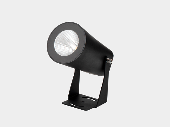 'Ландшафтный светодиодный светильник 3 Вт, 24°, 100-240В, 3000К (тёплый белый), IP65, чёрный, FL-F24A-3-BL-WW - фото