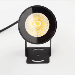 'Ландшафтный светодиодный светильник 3 Вт, 24°, 100-240В, 3000К (тёплый белый), IP65, чёрный, FL-F24A-3-BL-WW 044747