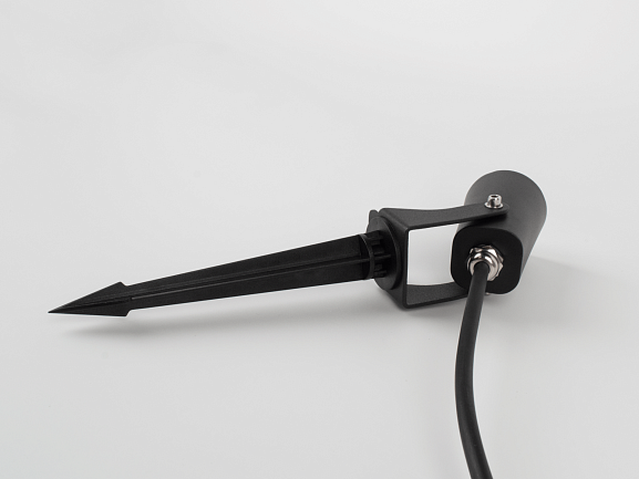 'Ландшафтный светодиодный светильник 3 Вт, 24°, 100-240В, 3000К (тёплый белый), IP65, чёрный, FL-F24A-3-BL-WW. Фото 3