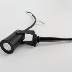 'Ландшафтный светодиодный светильник 3 Вт, 24°, 100-240В, 3000К (тёплый белый), IP65, чёрный, FL-F24A-3-BL-WW 044747