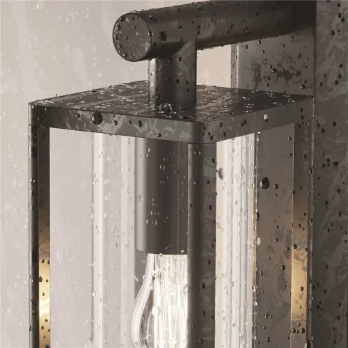 Настенный светильник (бра) Cell E27x1 15Вт IP 65 (Графит) - фото 5