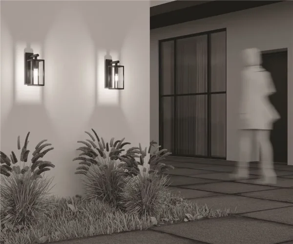 Настенный светильник (бра) Cell E27x1 15Вт IP 65 (Графит) - фото 7