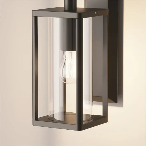 Настенный светильник (бра) Cell E27x1 15Вт IP 65 (Графит) - фото 4