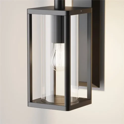 Настенный светильник (бра) Cell E27x1 15Вт IP 65 (Графит) - фото 8