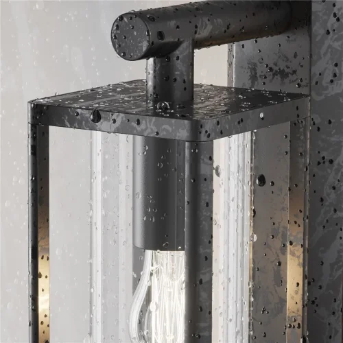 Настенный светильник (бра) Cell E27x1 15Вт IP 65 (Графит) - фото 10