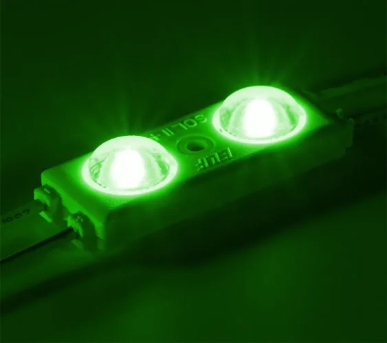 Модуль светодиодный ELF SOL+, 2SMD диод 2835, зеленый - фото