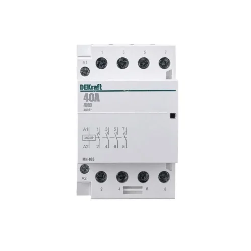 Контактор модульный МК-103 4НО 40А 230В DEKraft 18081DEK - фото 3