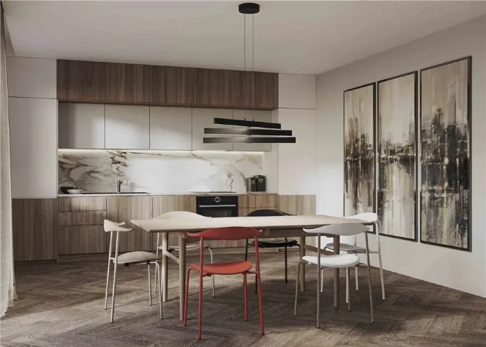 Подвесной светильник Origami 4000K 48Вт (Черный) - фото 7