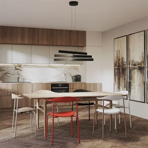 Подвесной светильник Origami 4000K 48Вт (Черный) - фото 9