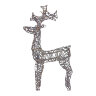 ULD-M6098-160/SBA WARM WHITE IP44 DEER-3 Фигура светодиодная каркасная «Олень-3», 60х98см, 160 светодиодов. Теплый белый свет. Провод коричневый. TM Uniel - фото