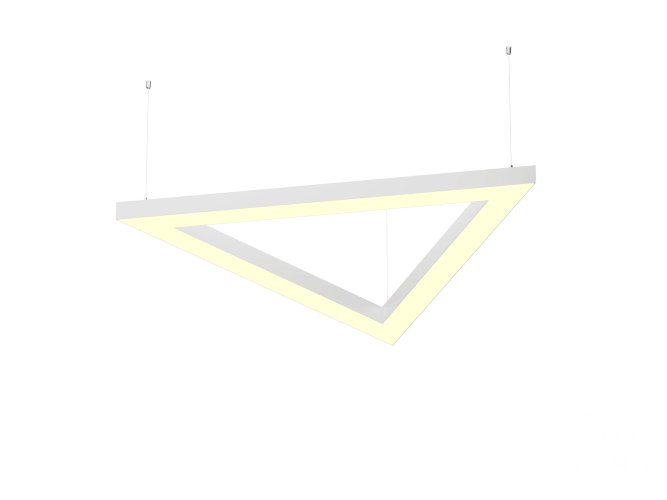 Светильник Треугольник S50 (RAL9003/3x623/LT70 — 3K/39W) - фото 1
