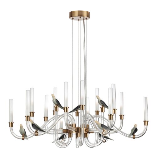 Люстра «ODEON LIGHT EXCLUSIVE» 5431/37L, серия: LARK (крепление на планке). Фото 1.