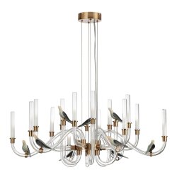 Люстра «ODEON LIGHT EXCLUSIVE» 5431/37L, серия: LARK (крепление на планке) - Светильники с керамикой