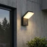 Уличный настенный светильник с датчиком движения Sensor 3000K IP54 1541 TECHNO LED черный - фото 3