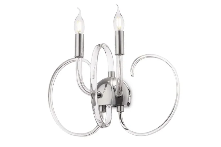 Настенный светильник (бра) Atlanta E14х2 40Вт (Прозрачный) - фото