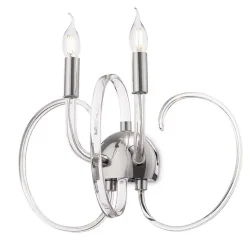 Настенный светильник (бра) Atlanta E14х2 40Вт (Прозрачный)