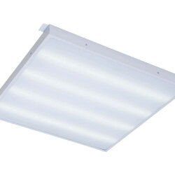 Универсальный офисный светодиодный светильник Грильято 60 Вт IP20 580x580x40 мм 6000K Опал