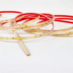 Светодиодная лента 220V, COB 240 chip/m, warm white, IP65, 240WW