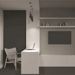 Подвесной светильник Nevill GU10 1x10Вт (Черный)