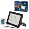 ULF-F60-50W-RGB IP65 200-240В BLACK N1 Прожектор светодиодный, Мультиколор, Пульт ДУ в-к, Корпус черный, TM Uniel - фото 3