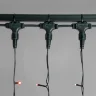 Гирлянда Занавес 2 x 2 м Красный 220В, 400 LED, Провод Черный ПВХ, IP54. Фото 3.