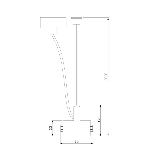 Module System Набор подвеса с вводом питания (черный) 85184/00 - фото 4