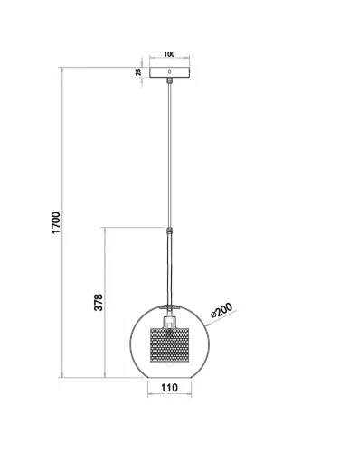 Подвесной светильник Freya FR8018PL-01N (Никель) - фото 5