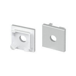 Заглушка SL-KANT-H16-S10 SQUARE с отверстием (Arlight, Пластик)