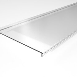 Рассеиватель поликарбонатный для профиля LC-LRM-P115-6 прозрачный