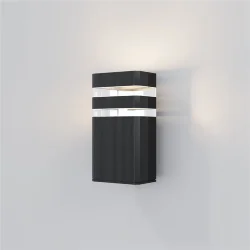 Настенный светильник (бра) Unter den Linden E27х1 60Вт IP 54 (Черный)