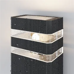 Настенный светильник (бра) Unter den Linden E27х1 60Вт IP 54 (Черный)