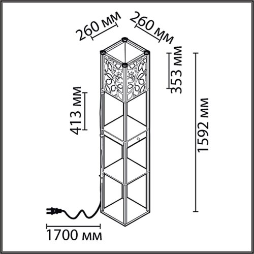 Торшер «LUMION» 8092/1F, серия: PRACTIC. Фото 4.