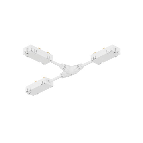 TR2115-WH Гибкий Т-образный, электрический коннектор трека SMART, белый. Фото 3