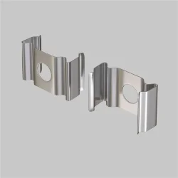 Комплект креплений (для профиля 22×06) 10 шт., ALM004MT (Хром)