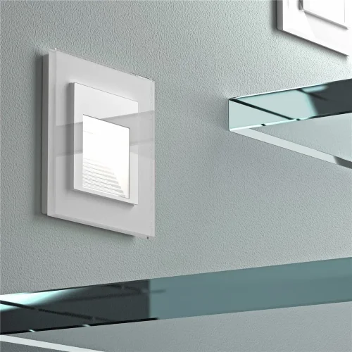 Рамка из стекла на 1 пост Favorit белый W0011101 - фото 7