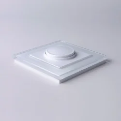 Рамка из стекла на 1 пост Favorit белый W0011101