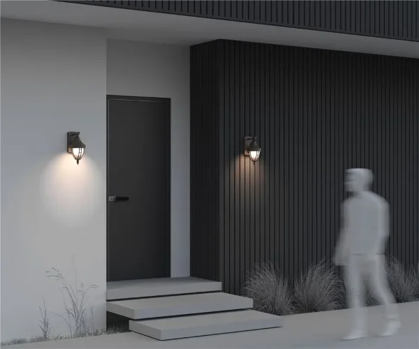 Настенный светильник (бра) Rivoli E27х1 60Вт IP 44 (Черный) - фото 7