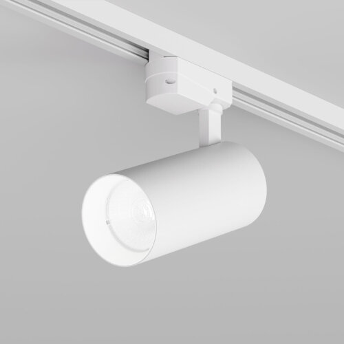 DK6454-WH Трековый светильник SOLID KOPER, 145мм, d70, 220V, LED 4000K, 24W, IP20, белый, алюминий.