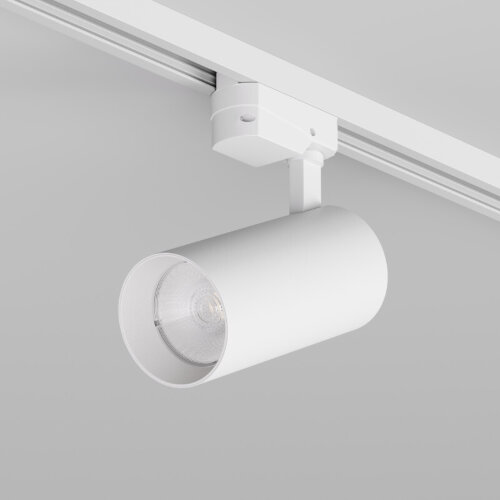 DK6454-WH Трековый светильник SOLID KOPER, 145мм, d70, 220V, LED 4000K, 24W, IP20, белый, алюминий. Фото 2