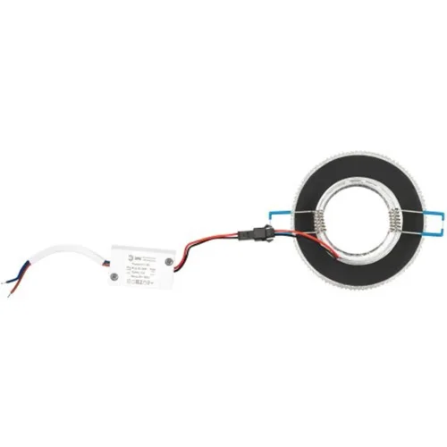 Светильник точечный DK LD9 SL/WH MR16 декор со светодиод. подсветкой прозр. ЭРА Б0028080 - фото 7