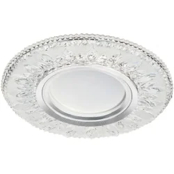 Светильник точечный DK LD9 SL/WH MR16 декор со светодиод. подсветкой прозр. ЭРА Б0028080