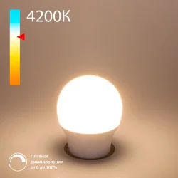 Светодиодная лампа Dimmable G45 7W 4200K E27 BLE2776 (063766)