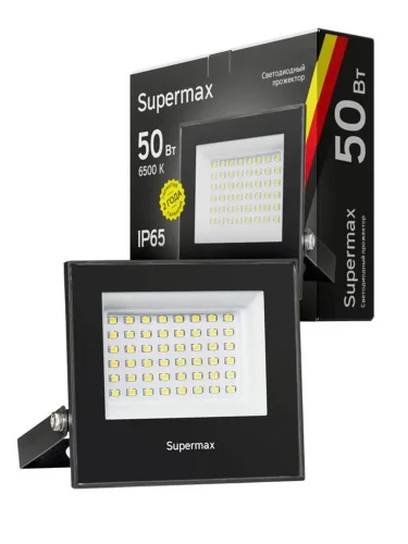 Прожектор светодиодный Supermax SPR 50Вт 6500К 5000лм IP65 КОСМОС S_PR_LED_50 - фото 3