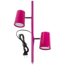 ULM-T600 2х6W-4500K-DIM RED Торшер напольный светодиодный, 2х6W, Сенсорный выключатель, Диммер, Красный