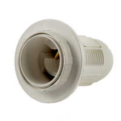 Патрон Е14-ППК пластиковый с прижимным кольцом IN HOME