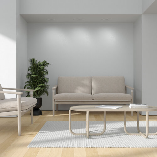 DK2515-WB Встраиваемый светильник SPACE со светодиодом L240mm 220V 20W 38° 4000К IP20 белый/черный алюминий. Фото 6